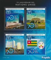 Togo 6978-6981 Kleinbogen (kompl. Ausgabe) Postfrisch 2015 Vereinte Nationen - Togo (1960-...)