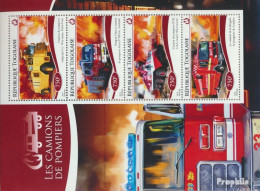 Togo 6451-6454 Kleinbogen (kompl. Ausgabe) Postfrisch 2014 Feuerwehrfahrzeuge - Togo (1960-...)