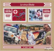 Togo Block 1239 (kompl. Ausgabe) Postfrisch 2015 Ebola Virus - Togo (1960-...)