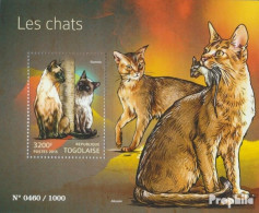 Togo Block 1194 (kompl. Ausgabe) Postfrisch 2015 Katzen - Togo (1960-...)