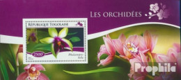 Togo Block 1097 (kompl. Ausgabe) Postfrisch 2014 Orchideen - Togo (1960-...)