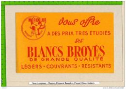 BUVARD  NORCOLOR Peintures Blancs Broyé  RONCHIN - Verf & Lak