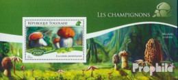 Togo Block 1096 (kompl. Ausgabe) Postfrisch 2014 Pilze - Togo (1960-...)