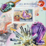 Togo Block 1018 (kompl. Ausgabe) Postfrisch 2014 Mineralien - Togo (1960-...)