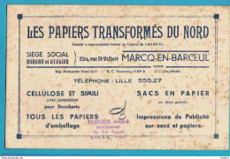 BUVARD/BLOTTER  : Papiers Transformés Du Nord   MARCQ En BAROEUL  :: - Papierwaren