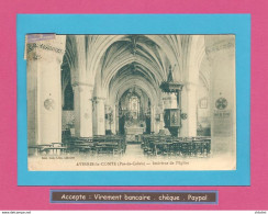 CPA : AVESNES LE COMTE : Interieur De L'Eglise    Ref : 105 / 3446 - Avesnes Le Comte