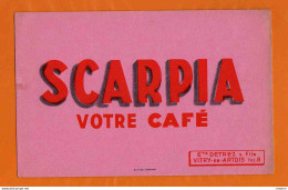 BUVARD :Café SCARPIA  Ets Detrez VITRY EN ARTOIS - Koffie En Thee