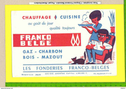 BUVARD  : Chauffage FRANCO BELGE Gaz Charbon Mazout & Merville & Chat - Elektrizität & Gas