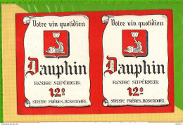 Buvard & Blotting Paper : Vin Quotidien DAUPHIN  ROSENDAEL - Liqueur & Bière