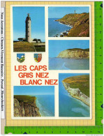 Les CAPS GRIS NEZ  BLANC NEZ  Le Phare Les Caps Et La Plage - Wissant