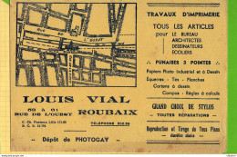 BUVARD & Blotting Paper : Travaux D'Imprimerie LOUIS VIAL ROUBAIX - Papelería