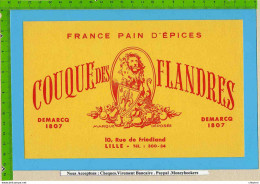 BUVARD :  Couque Des FLANDRES LILLE France Pain D'Epices - Pan De Especias