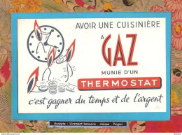 BUVARD & Blotting Paper : Cuisiniere A GAZ  THERMOSTAT - Elektrizität & Gas