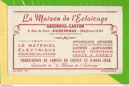 BUVARD & Blotting Paper : La Maison De L'Eclairage GREENHILL CARTON Dunkerque - Elettricità & Gas