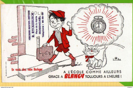 BUVARD & Blotting Paper :Le Reveil Toujours A L'heure  Ryckebusch Rosendal Chat  Signe Miche - Dieren