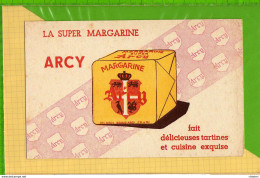 Buvard & Blotting Paper : Margarine ARCY  La Super Rose - Zuivel