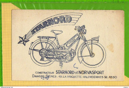 Buvard & Blotting Paper : Constructeur STARNORD Et NOVASPORT Valenciennes Mobylette Cyclomoteur - Bikes & Mopeds