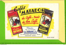 Buvard & Blotting Paper  :  Cafés MATADOR  Louis VANDAMME  La MADELEINE Lez LILLE - Koffie En Thee