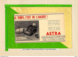 Buvard & Blotting Paper : Machine A Calculer ASTRA  Le Temps C'est De L'argent - Cartoleria