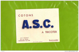 BUVARD : Cotons A.S.C.  A Tricoter TOURCOING - Textile & Clothing