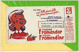 BUVARD & Blotting Paper : Farine FROMENDOR 10 Eme Commandement  La Fille - Sucreries & Gâteaux