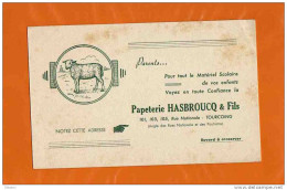BUVARD :Papeterie HASBROUCQ  TOURCOING - Stationeries (flat Articles)