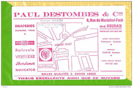 BUVARD : Draperies PAUL DESTOMBES  Roubaix - Textile & Vestimentaire