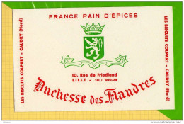 Buvard & Blotting Paper  :Pain D'Epices Duchesse Des Flandres  Lille Caudry - Peperkoeken