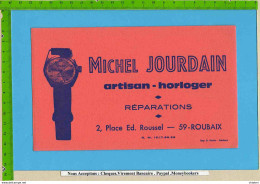 BUVARD /BLOTTER  : Artisan Horloger  MICHEL JOURDAN  ROUBAIX  Montre - H