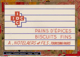 BUVARD / BLOTTER /   Pains D'Epices I D C   TOURCOING :::  Ref :107 - Gingerbread