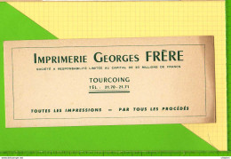 Buvard & Blotting Paper : Imprimerie GEORGES FRERE  Tourcoing - Papelería
