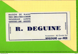 Buvard & Blotting Paper :Maison De Blanc R. DEGUINE  Boulogne Sur Mer - Textile & Vestimentaire