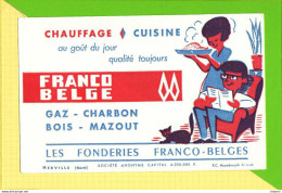 BUVARD&Blotter Paper: Chauffage Cuisine FRANCO BELGE  MERVILLE - Electricidad & Gas