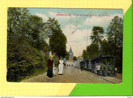 CPA  CONDE Sur ESCAULT   BONSECOURS Route De Condé Arrivée Du Tramway - Conde Sur Escaut