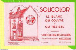 2   Buvards & Blotting Paper : SOLICOLOR  (Blanc+ Rose ) WATTRELOS - Paints