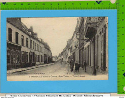 CPA :    MERVILLE 6 Avant La Guerre Rue Thiers  Animé - Merville