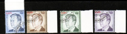 LUXEMBOURG, LUXEMBURG 2001, SATZ MI 1539 -1542, FREIMARKEN GROSSHERZOG HENRI, ESST GESTEMPELT, OBLITERE - Used Stamps