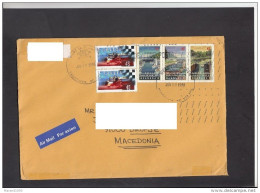 CANADA, COVER, REPUBLIC OF MACEDONIA, SPORT FORMULA ONE  (008) - Luftpost