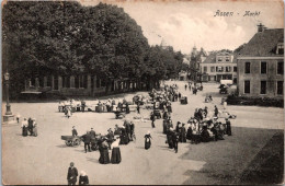 #3527 - Assen, Markt, Volk 1910 (DR) - Assen