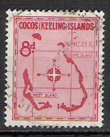 Cocos N° 3  YVERT OBLITERE - Cocos (Keeling) Islands