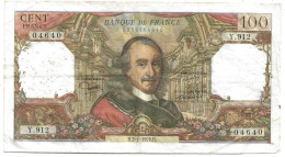 Billet Cent Francs Type Corneille H.2-1-1976H - 100 F 1964-1979 ''Corneille''