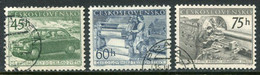 CZECHOSLOVAKIA 1955 Industrial Production Used.  Michel 899-901 - Usados