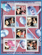 Chanteurs Celebres - Elvis Presley, Sting, Sinatra... -|- Comores, 2009 - MNH - Elvis Presley