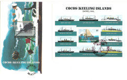 Cocos Lettre 1 Jour OBLITERE - Cocos (Keeling) Islands