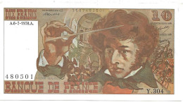 Billet 10 Francs Type Berlioz 1978C - 10 F 1972-1978 ''Berlioz''