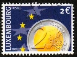LUXEMBOURG, LUXEMBURG 2001, MI 1549, EURO-MÜNZEN,  GESTEMPELT, OBLITERE - Used Stamps
