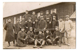 CPA 3411 - MILITARIA - Carte Photo Militaire - Mitrailleuse - Un Groupe De Soldats Mitrailleurs à BOURGES - Personen