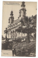 Carte Postale Monté Carlo  THEATRE ET LES TERRASSES MONACO - Monte-Carlo