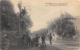 68-WESSERLING- AVANT LA GUERRE 1914/15 - TELEPHONISTES A WESSERLING - Autres & Non Classés