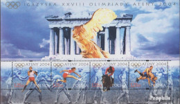 Polen Block160 (kompl.Ausg.) Postfrisch 2004 Olympische Sommerspiele - Nuevos